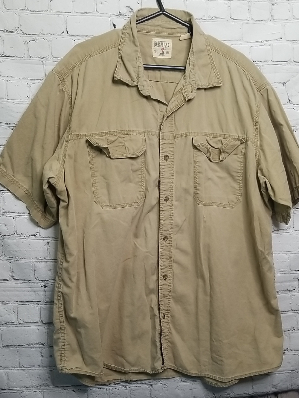 Red Head Brand Co. mens shirt size 2XLARGE 100% cotton. EUC